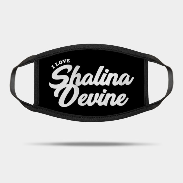 I Love Shalina Devine Celebrity Mask Teepublic