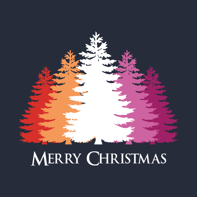 Multicolored Christmas trees by My Happy-Design