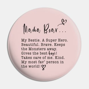 Mama Bear Pin