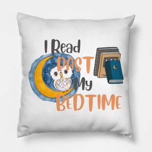 I Read Past My Bedtime Pillow