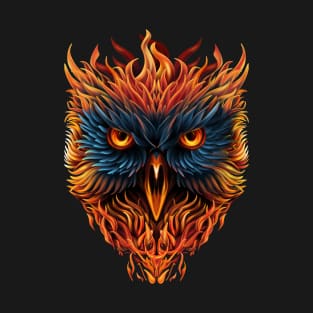 Owl on fire T-Shirt