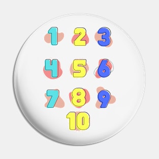 Learning to recognize funny numbers back to school Pin