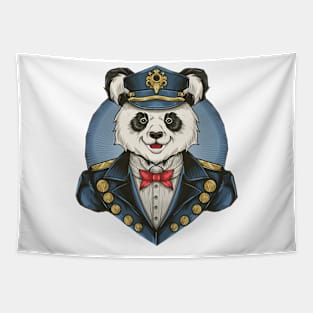 Captain Panda Tapestry