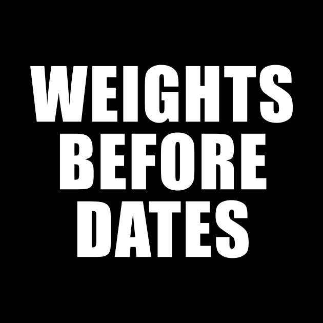 Weights Before Dates by sunima