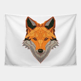 Geometrical Fox Tapestry