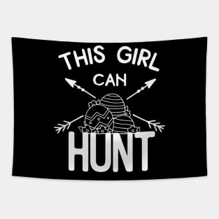 This Girl Can Hunt Tapestry