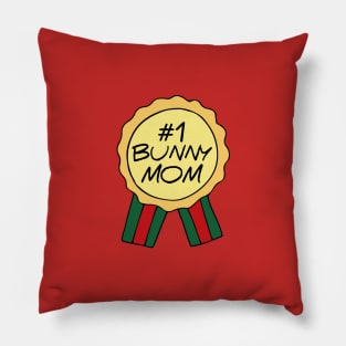 #1 bunny mom for rabbit lovers Pillow