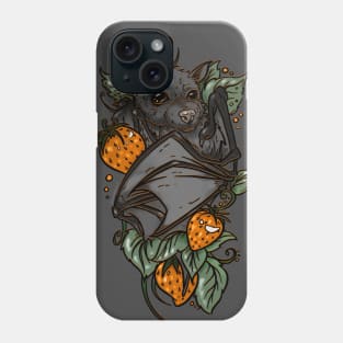 Strawberry Bat - Orange Phone Case