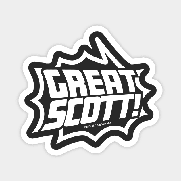 Great Scott! (White) Magnet by jepegdesign