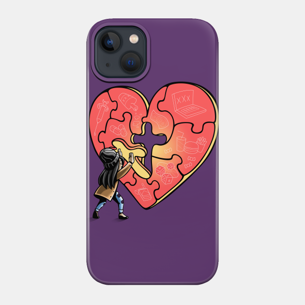 The Missing Peace - Girl - Peace - Phone Case