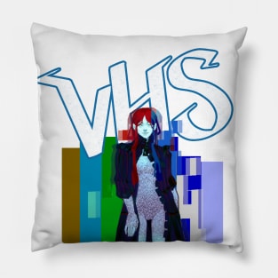 VHS Girl Pillow