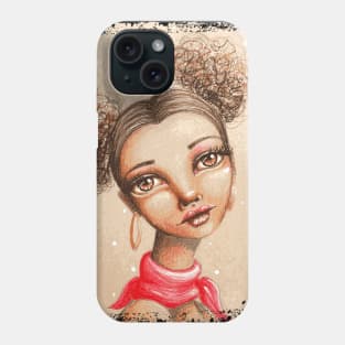 Curly Buns Phone Case