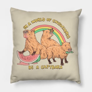 Be A Capybara Pillow