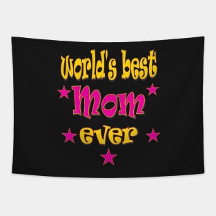 Happy Mothers Day Gift World s Best Mum Mom ever Tapestry