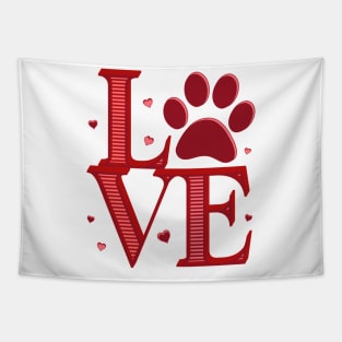 Love Pets Tapestry