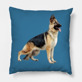 A Standing German Shepherd - Just the Dog Pillow