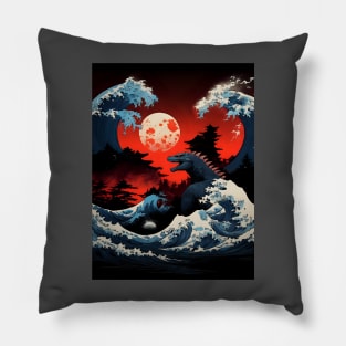 Kanagawa Monster Pillow