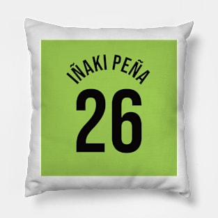 Iñaki Peña 26 Home Kit - 22/23 Season Pillow