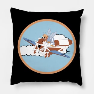 782nd Bomb Squadron, 465th Bomb Group - 15th AF wo Txt X 300 Pillow