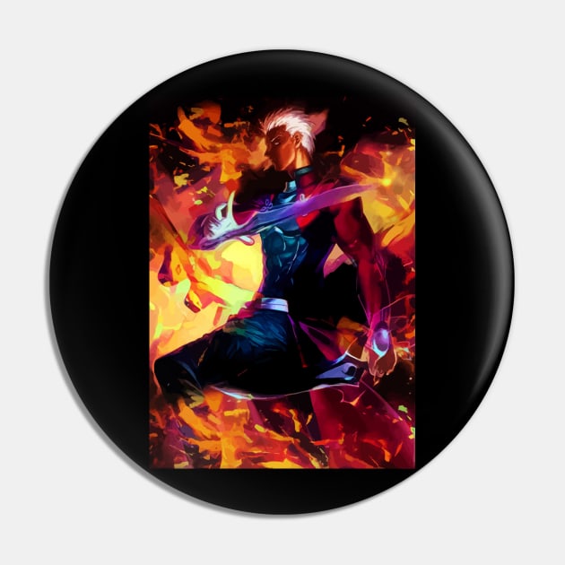 Neon Archer Emiya Pin by hustlart