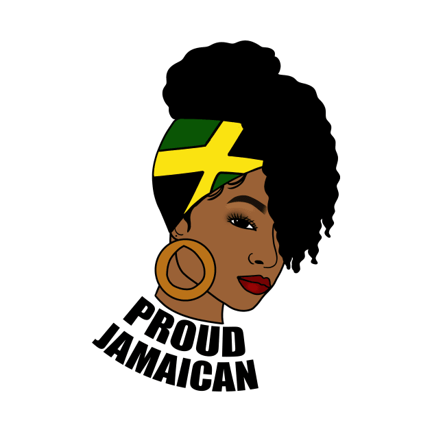 Jamaica Flag, Proud Jamaican Woman, Jamaica Flag, Afro Rasta by dukito