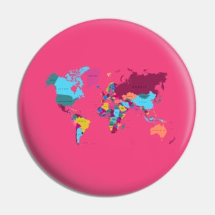 world map Pin