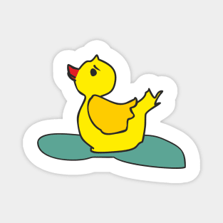 A duck on the lake Magnet