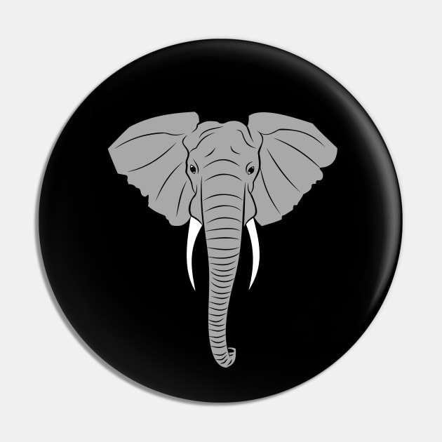 ELEPHANT HEAD Pin by eesomebysrishti