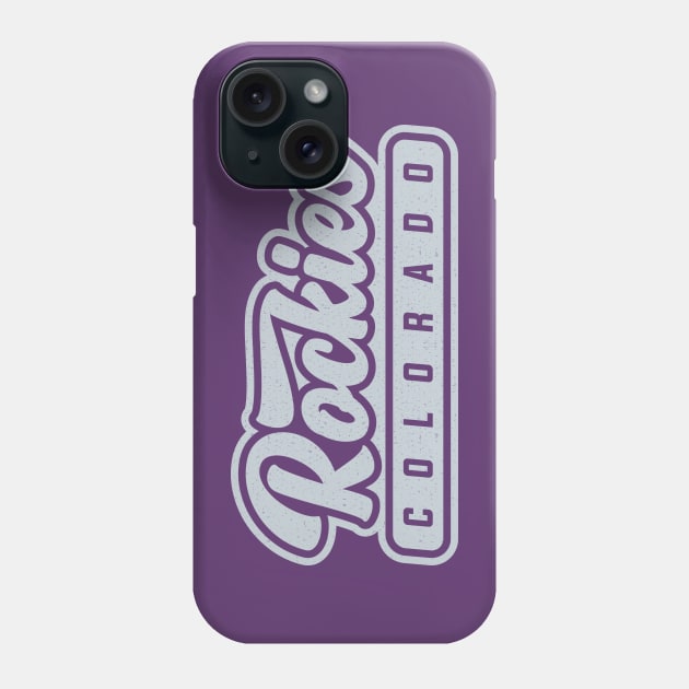 Colorado Rockies 02 Phone Case by Karambol