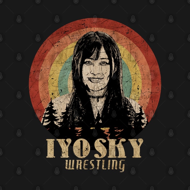 Retro Sunset Iyo Sky Wrestling by Next And Stop