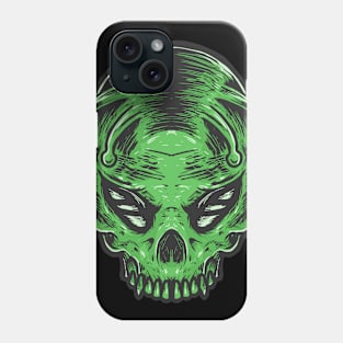 Alien skull Phone Case