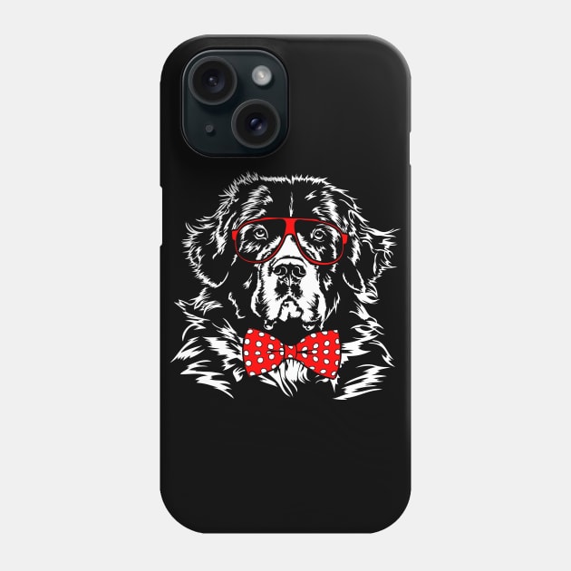 Funny Cute Newfoundland dog lover gift Phone Case by wilsigns