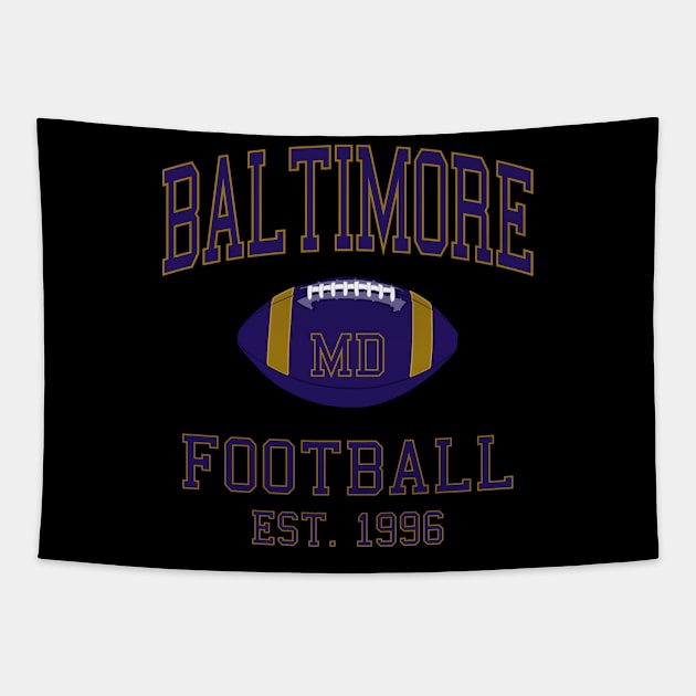 Baltimore Football Tapestry by MSA