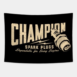 Champion Spark Plug by Buck Tee Tapestry