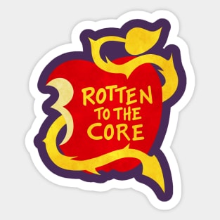 Rotten to the Core - poison apple - Descendants - Sticker