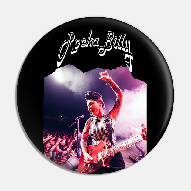 Rockabilly Pin by MckinleyArt