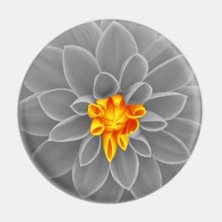 Inner Beauty Floral Pattern Pin