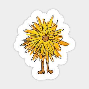 Sammy the sunflower Magnet
