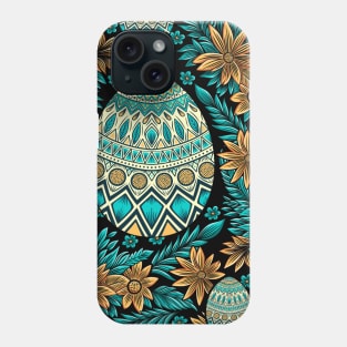 Easter eggs and flowers Phone Case