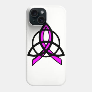 Pink Ribbon Celtic Trinity Knot Phone Case