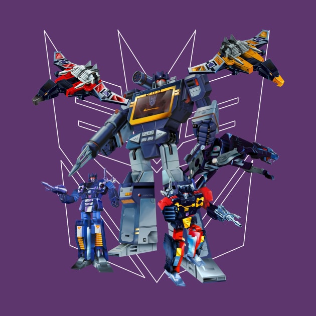 Masterpiece Soundwave and Cassettes by Draconis130