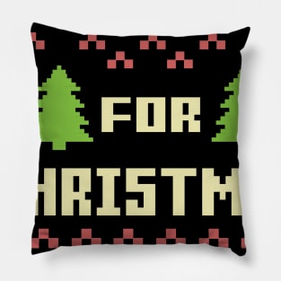 All I Want For Christmas Is 2021 Funny Christmas Quarantine Christmas Pillow