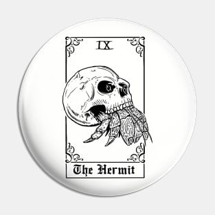 The Hermit Crab Tarot Pin