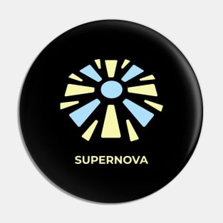 Supernova Astronomy Original Concept Pin