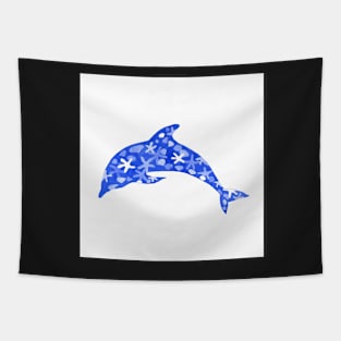 Dolphin with Starfish and Sea Shells Tapestry