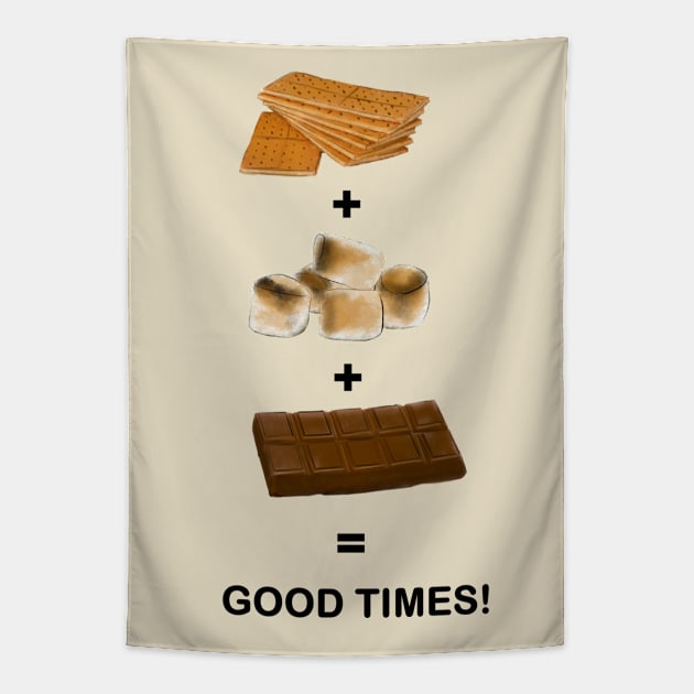 Smores = Good Times! Tapestry by theerraticmind