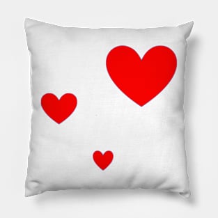 valentine's day hearts Pillow