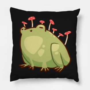 Mushroom Frog Pillow