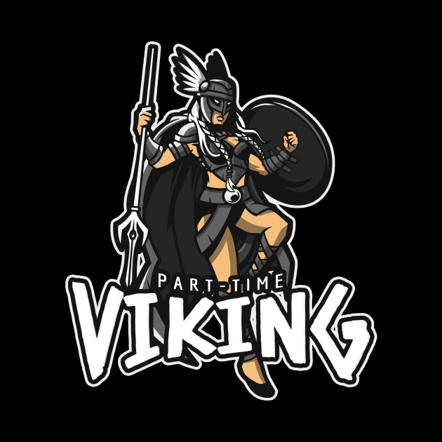 Part Time Viking Valkyrie by BlueTodyArt