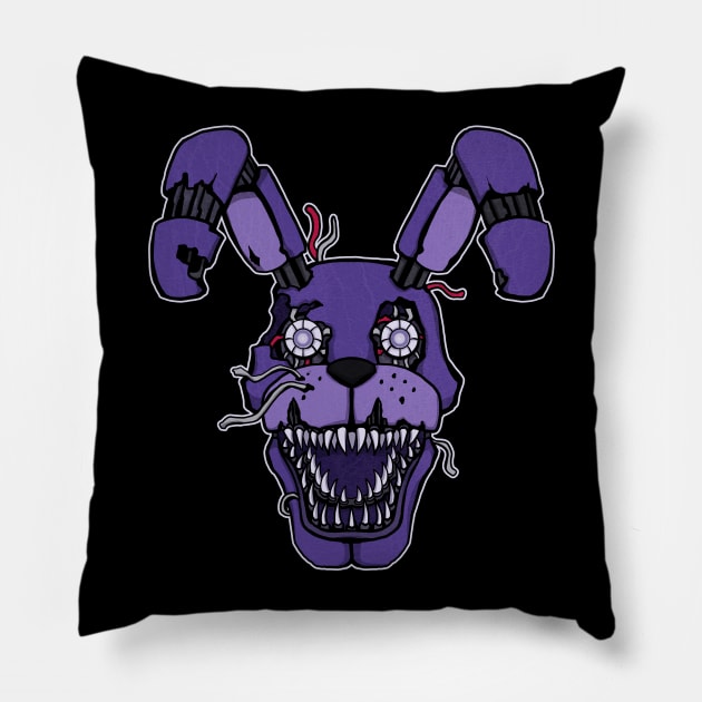 Five Nights at Freddy's - Nightmare Bonnie Pillow by Kaiserin